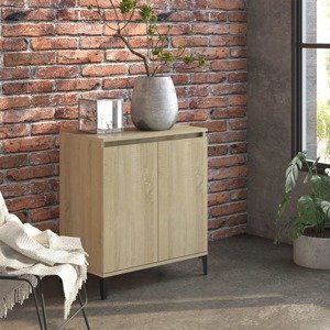 vidaXL Komoda, dub sonoma 60x35x70 cm, kompozitné drevo