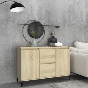 vidaXL Komoda, dub sonoma 104x35x70 cm, kompozitné drevo