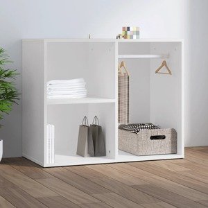 vidaXL Kozmetická skrinka biela 80x40x65 cm spracované drevo