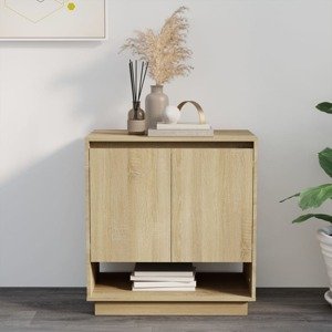 vidaXL Komoda, dub sonoma 70x41x75 cm, kompozitné drevo