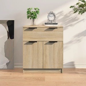 vidaXL Komoda dub sonoma 60x30x70 cm spracované drevo