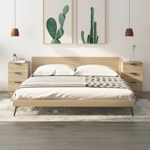 vidaXL Nočné stolíky 2 ks dub sonoma 40x36x65 cm