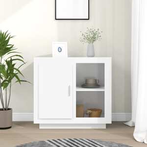 vidaXL Komoda biela 80x40x75 cm