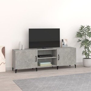 vidaXL TV skrinka, betónovo sivá 150x30x50 cm, kompozitné drevo