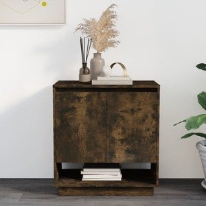 vidaXL Komoda údený dub 70x41x75 cm drevotrieska