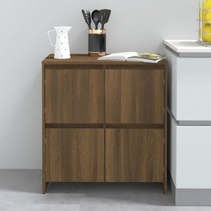 vidaXL Komoda hnedý dub 70x41x75 cm drevotrieska