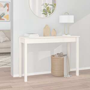 vidaXL Konzolový stolík 110x40x75 cm masívne borovicové drevo