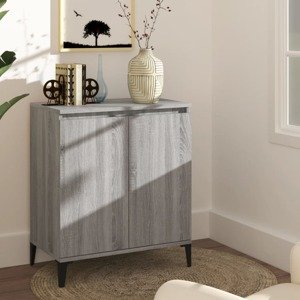 vidaXL Komoda sivý dub sonoma 60x35x70 cm spracované drevo