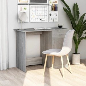 vidaXL Stôl sivý sonoma 100x50x76 cm spracované drevo