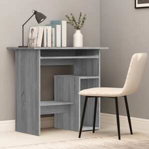 vidaXL Stôl sivý dub sonoma 80x45x74 cm spracované drevo