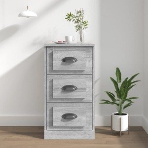 vidaXL Komoda sivý dub sonoma 36x35,5x67,5 cm kompozitné drevo