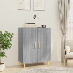vidaXL Komoda sivý dub sonoma 70x34x90 cm spracované drevo