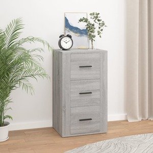 vidaXL Komoda sivý dub sonoma 40x33x70 cm spracované drevo