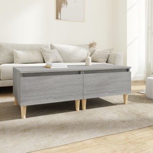 vidaXL Bočné stolíky 2 ks sivé sonoma 50x46x35 spracované drevo