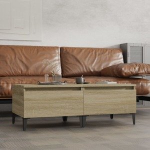vidaXL Bočné stolíky 2 ks dub sonoma 50x46x35 spracované drevo