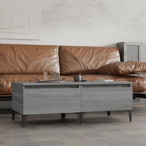 vidaXL Bočné stolíky 2 ks sivé sonoma 50x46x35 spracované drevo