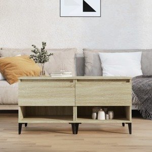 vidaXL Bočné stolíky 2 ks dub sonoma 50x46x50 spracované drevo