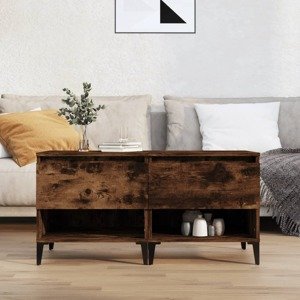 vidaXL Bočné stolíky 2 ks dymový dub 50x46x50 spracované drevo