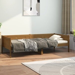 vidaXL Denná posteľ medovohnedá masívna borovica 80x200 cm