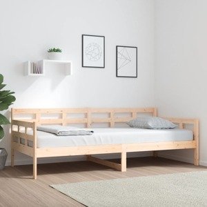 vidaXL Denná posteľ borovicový masív 90x200 cm