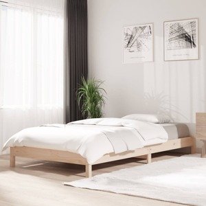 vidaXL Stohovateľná posteľ 100x200 cm borovicový masív