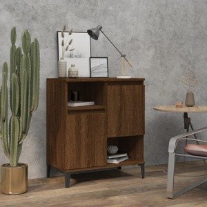 vidaXL Komoda hnedý dub 60x35x70 cm spracované drevo