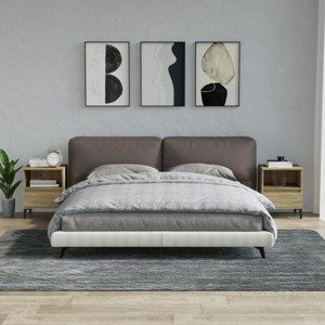 vidaXL Nočné stolíky 2 ks dub sonoma 40x35x50 cm