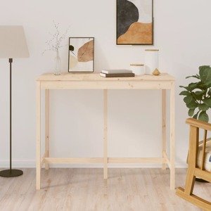 vidaXL Barový stolík 140x80x110 cm borovicový masív