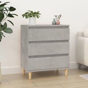 vidaXL Komoda betónovo sivá 60x35x70 cm spracované drevo
