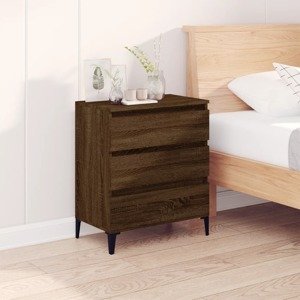 vidaXL Komoda hnedý dub 60x35x70 cm spracované drevo