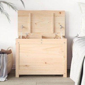 vidaXL Úložný box 60x32x45,5 cm masívna borovica
