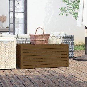 vidaXL Záhradný box medovohnedý 101x50,5x46,5 cm masívna borovica