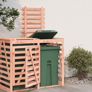 vidaXL Predĺženie ma úložný box na odpadkový kôš masívne drevo douglas
