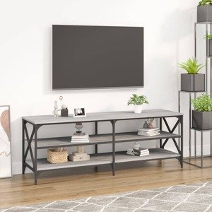 vidaXL TV skrinka sivý dub sonoma 140x40x50 cm spracované drevo