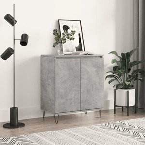 vidaXL Komoda betónovo sivá 60x35x70 cm spracované drevo