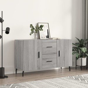 vidaXL Komoda, sivá sonoma 100x36x60 cm, kompozitné drevo