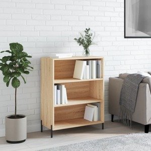 vidaXL Poličková skrinka biela 69,5x32,5x90 cm kompozitné drevo