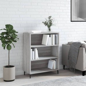 vidaXL Poličková skrinka sivá sonoma 69,5x32,5x90 cm kompozitné drevo