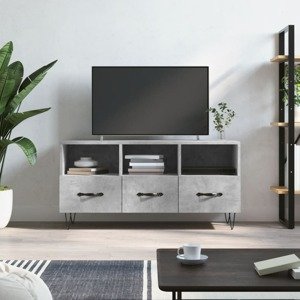 vidaXL TV skrinka betónovosivá 102x36x50 cm kompozitné drevo