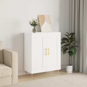 vidaXL Komoda biela 69,5x34x90 cm kompozitné drevo