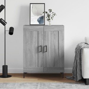 vidaXL Komoda sivý dub sonoma 69,5x34x90 cm kompozitné drevo