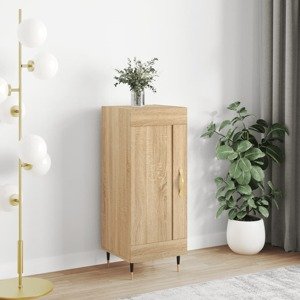 vidaXL Komoda dub sonoma 34,5x34x90 cm spracované drevo