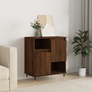 vidaXL Komoda hnedý dub 60x35x70 cm spracované drevo