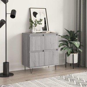 vidaXL Komoda sivý dub sonoma 60x35x70 cm spracované drevo