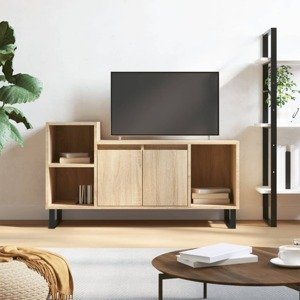 vidaXL TV skrinka dub sonoma 100x35x55 cm spracované drevo