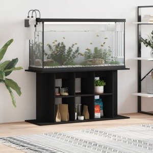 vidaXL Stojan na akvárium čierny 100x40x60 cm kompozitné drevo