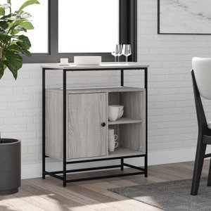 vidaXL Komoda sivá sonoma 69x35x80 cm kompozitné drevo