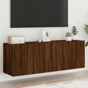 vidaXL TV skrinky nástenné 2 ks hnedý dub 60x30x41 cm