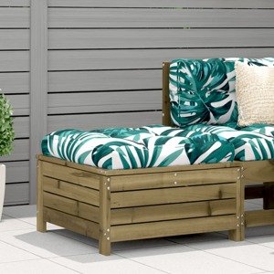 vidaXL Záhradná taburetka 62x63,5x32 cm impregnovaná borovica