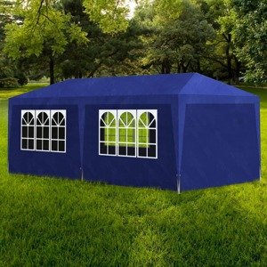 vidaXL Párty stan 3x6 m, modrý